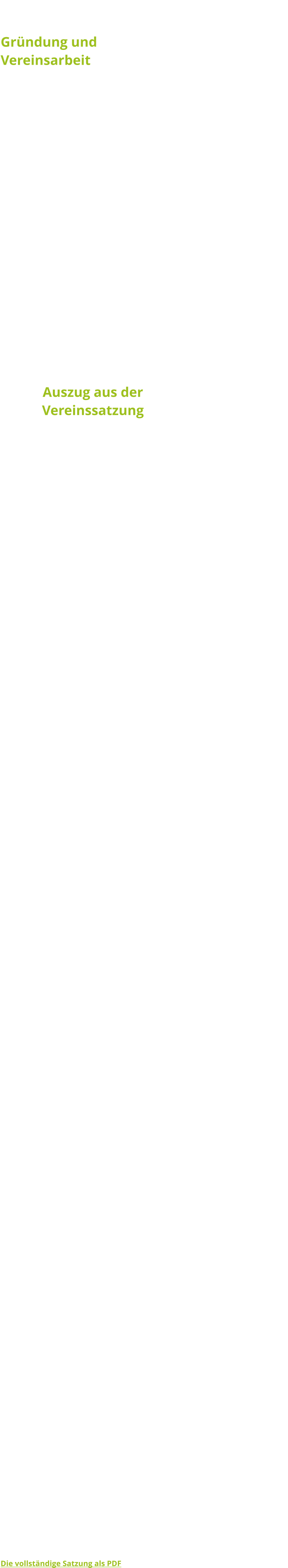 Über uns Gründung und Vereinsarbeit "Der ASV-Niederstetten wurde am 04.03.1977 von Michael Kütt, Karl Fink, Ullrich Fischer und Fritz Habel sowie ca. 20 weiteren Mitgliedern gegründet. Die Idee einen ASV zu gründen kam zustande als der Wasserverband "Kaiserstrasse" begann, im Reutal einen See anzulegen. Daraufhin beschlossen die genannten einen Verein ins Leben zurufen. Da der Habels Fritz einen eigenen See besaß, wurde zu Beginn dort geangelt. Dann kam die Pacht vom Roter See, Reutal See und zum Schluss der Rinderfelder und Herrenzimmerner See sowie der Oberstetter See dazu."   Wir unterhalten und pflegen diese Gewässer in unserer Funktion als gemeinnütziger Verein.  Durch unsere Gewässerwarte wird die Wassergüte geprüft und gesichert.  Die Fischbestände werden durch Besatzmaßnahmen ständig erhalten und ergänzt.  Diese kostenintensiven Maßnahmen finanzieren wir durch Mitgliedsbeiträge und Veranstaltungserlöse. Durch Helferstunden der Mitglieder können die anstehenden Arbeiten meist abgedeckt werden.   Auszug aus der Vereinssatzung                                   Satzung  § 1  Der Angelsportverein Niederstetten ist eine Vereinigung von Sportfischern. Er hat seinen Sitz in 97996 Niederstetten und ist im Vereinsregister des Amtsgerichtes einzutragen. Das Geschäftsjahr ist das Kalenderjahr. Der Gerichtsstand ist Bad Mergentheim. § 2  Zweck und Aufgabe des Vereins Der Hauptgrundsatz des Vereins ist die Gemeinnützigkeit. Er sieht daher sein Ziel in der Vertiefung folgender Aufgaben: Ausbreitung und Vertiefung einer waidgerechten, fischereisportlichen Betätigung.Ordnungsgemäße Bewirtschaftung der gepachteten oder erworbenen Fischwasser.Schaffung neuer, Erhaltung und Verbesserung der bereits bestehenden Gelegenheiten zur Ausübung der fischereisportlichen Betätigung.Ergreifung von Maßnahmen zum Schutze der Gewässer gegen schädigende Einflüsse und Vernichtung der natürlichen Lebensbedingungen der Fische.Vertretung und einheitliche Ausrichtung der Mitgliederinteressen.Der Verein ist selbstlos tätig. Er verfolgt nicht in erster Linie eigenwirtschaftliche Zwecke.Vorträge und Belehrungen der Mitglieder zur Vertiefung des Wissens um die biologischen Vorgänge im Wasser.Mittel des Vereins dürfen nur für satzungsgemäße Zwecke verwendet werden. Die Mitglieder erhalten keine Zuwendungen aus Mitteln des Vereins. Es darf keine Person durch Ausgaben, die dem Zweck der Körperschaft fremd sind oder durch unverhältnismäßig hohe Vergütungen begünstigt werden. Der Verein verhält sich in Fragen der Parteipolitik, der Rasse und der Religion neutral.  § 3  Mitglied des Vereins kann jeder Bürger sein oder werden, der die Vereinssatzung anerkennt und die darin festgelegten Pflichten erfüllt. Die Anmeldung zur Aufnahme erfolgt durch schriftlichen Antrag an den 1. Vorsitzenden. Über die Aufnahme entscheidet der Ausschuss. Dieser kann die Aufnahme von einer persönlichen Vorstellung abhängig machen. Dem Antragsteller wird über die Aufnahme oder Ablehnung Mitteilung gemacht. Eine Begründung braucht nicht zu erfolgen. Ein Rechtsmittel gegen die Ablehnung ist nicht gegeben.Der Verein besteht aus Aktiven, Passiven und Ehrenmitgliedern. a)      Aktive Mitglieder  Aktives Mitglied kann werden, wer nach den Richtlinien des Landesfischereiverbandes Sportfischer ist oder werden will, das 18. Lebensjahr erreicht hat und den Wohnsitz in der Gemeinde Niederstetten oder in einem unmittelbaren Nachbarort hat. Nach diesen Richtlinien ist Sportfischer, wer die Waid aus Liebhaberei ausübt, ohne dass die Tätigkeit im steuergesetzlichen Sinn Haupt- oder Nebenerwerb ist.  b)      Passive Mitglieder  Passives Mitglied kann werden, wer die Bestrebungen des Vereins ideell oder materiell unterstützt.  c)      Ehrenmitglieder  Zu Ehrenmitgliedern können solche Mitglieder ernannt werden, die sich um die Förderung und Ziele des Vereins besondere Verdienste erworben haben.  Sie genießen die Rechte der aktiven Mitglieder und sind von Vereinsbeiträgen befreit. Ihre Ernennung geschieht durch die Hauptversammlung.  d)      Jugendmitglieder (10 bis 18 Jahre) Jugendmitglieder sind Vollmitglieder und haben Stimmrecht.                                                                                                                                                     Die vollständige Satzung als PDF